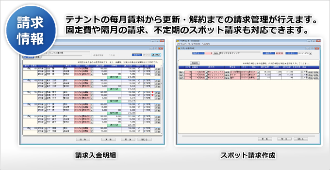 請求情報(PMVolante・機能イメージ)