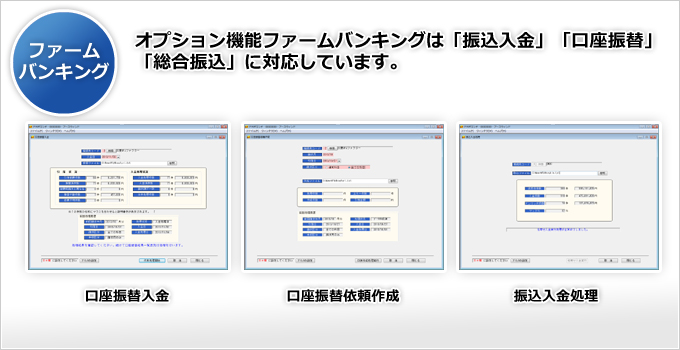 ファームバンキング(PMVolante・機能イメージ)